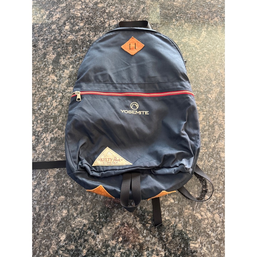 Kelty Pack Yosemite Daypack Navy Blue Cordura Backpack Vintage‎ Style Heritage
